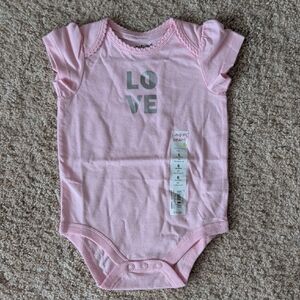 NWT 'LOVE' Jumping Beans Onesie